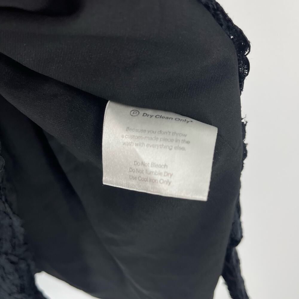 Fame‎ & Partners Black Lace Mariposa Dress Knee Length Size 2 - Picture 5 of 12